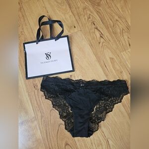 VS Black Lace Cheekini Panty